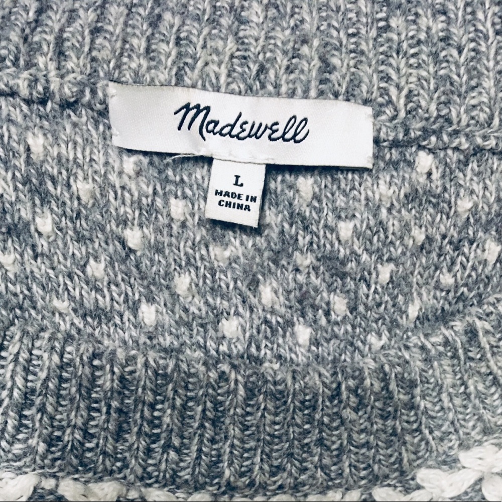 Madewell Geo Block Pullover Sweater - Picture 7 of 8